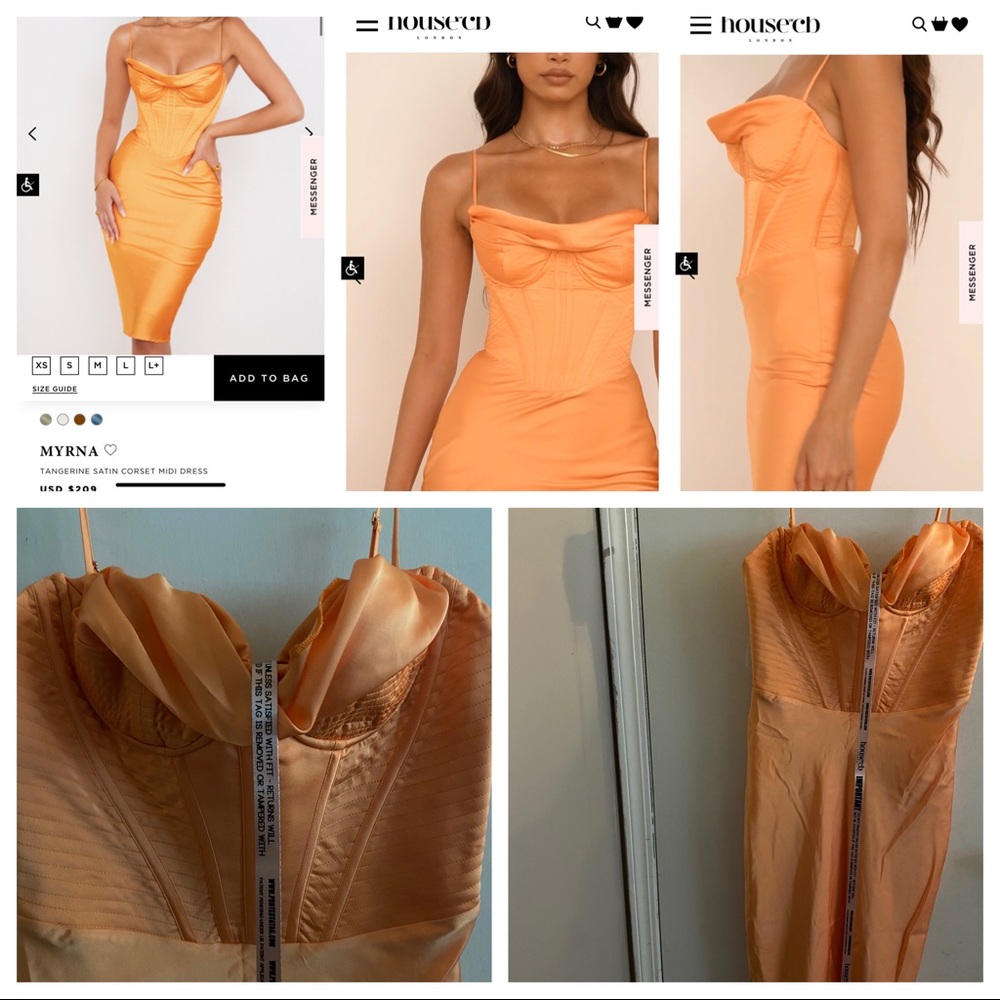 House of CB Myrna Tanergine dress